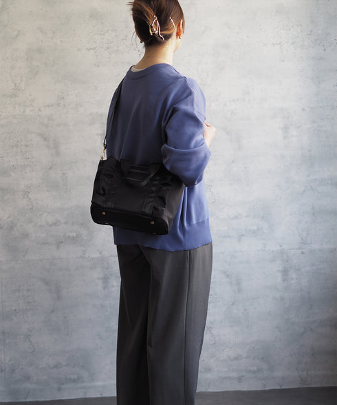 2WAY フリルトートバッグ 12-1116